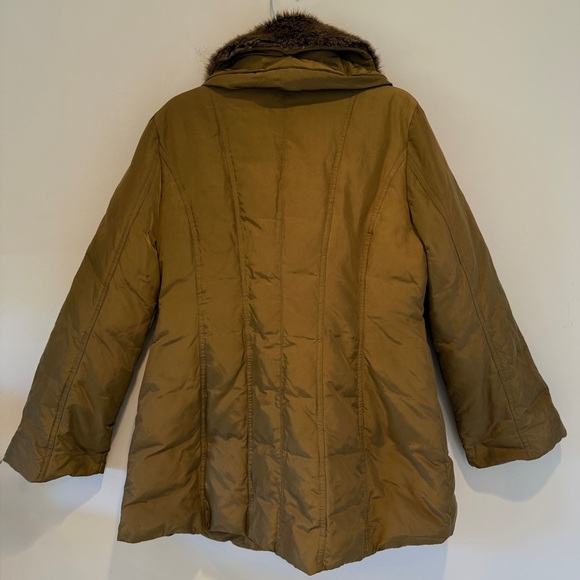 Dubarry of Ireland Keyes Parka Down Filled Faux Fur Collar Coat Women’s US 10 - Picture 9 of 16